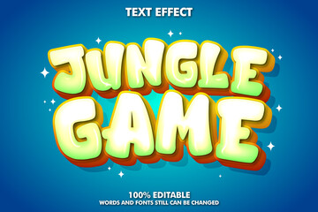 Editable 3D cartoon text effects 