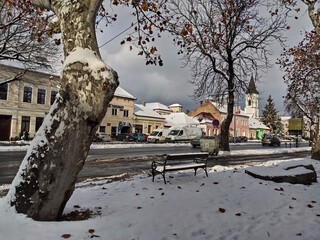 BISTRITA,Romania, - reformed church,Winter  time january 2022