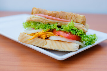 delicious and spectacular sandwich to share