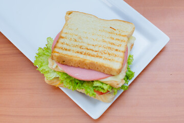 delicious and spectacular sandwich to share