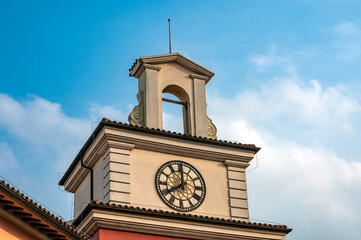 clock tower in the town