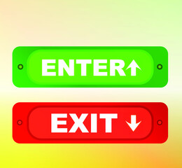 enter exit button
