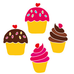 バレンタイン　イラスト素材　Valentine illustration