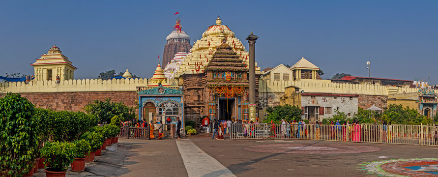Sri Jagannath Temple in Orissa State of India. Constructed in 1000AD this  temple is famous for its Chariot Ritual popularly known as Rath Yatra  Photos | Adobe Stock