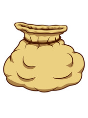 Gefüllter Comic Sack 