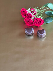 chocolates and red roses