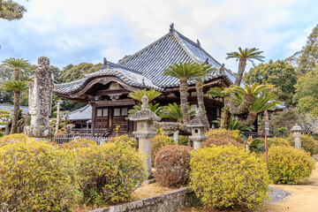 冬の豊前善光寺　大分県宇佐市　Buzen-Zenkoji Temple in winter. Ooita-ken Usa city