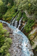 Obraz premium 白糸の滝 (日本 - 北海道)