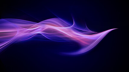 Purple Waves on Dark