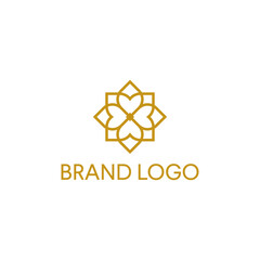 Vector line minimal decoration design elements set - rose flower and botanical leaves illustrations minimal line style