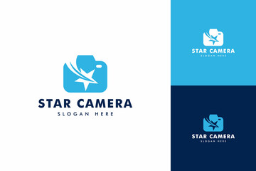 star camera modern logo design