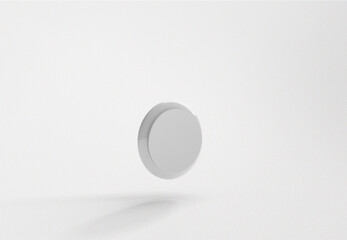 Button badge pin tag mockup