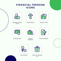 Freedom Financial Icons