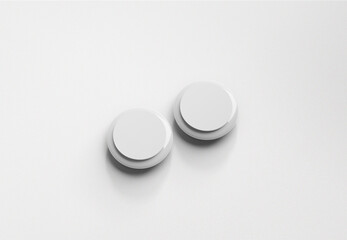 Button badge pin tag mockup