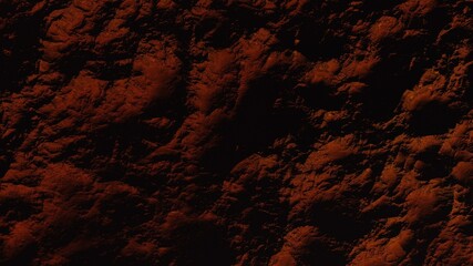 3d render of abstract planet surface with high detailed relief