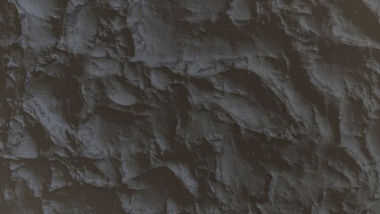 3d render of abstract planet surface with high detailed relief