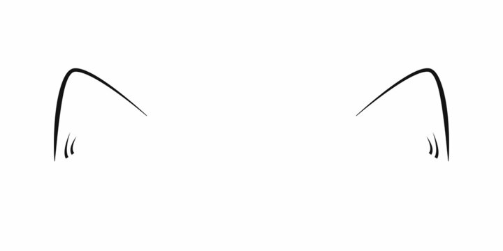 Cat cheap ears drawing