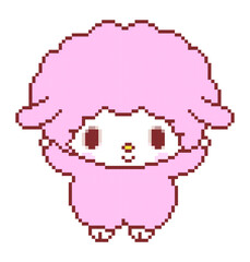 sheep pixel art.