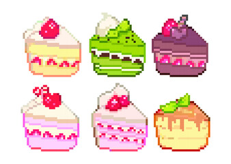 cake pixel art.