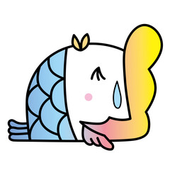 っぱりアマビエ君は、お腹一杯で苦しんでいます。
コロナで流行った日本の妖怪「アマビエ」。
あまりにも、コロナが長引くので、アマビエもグレちゃいましたよ。
ポンパドールのヘアスタイルがお気に入りのアマビエ君は、ちょっとドジだけど、熱いハートの持ち主です。
楽しくて、かわいいベクターイラスト。