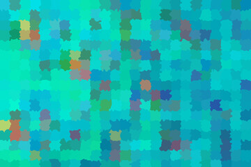Blue Mosaic Abstract Texture Background , Pattern Backdrop of Gradient Wallpaper