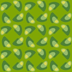 Rounded abstract seamless pattern - accent for any surfaces.
