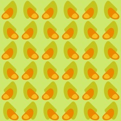 Rounded abstract seamless pattern - accent for any surfaces.