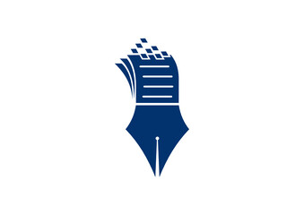 Book Pen Logo