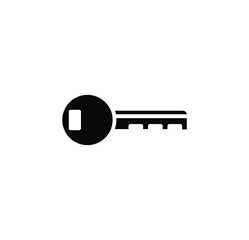 Key Solid Icon, Vector, Illustration, Logo Template. Suitable For Many Purposes.