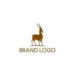 legend of deer logo design