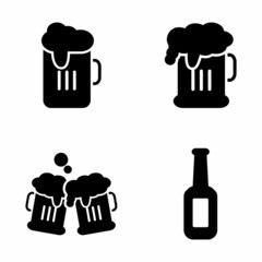 Beer Icon Design Vector Logo Template Illustration Sign And Symbol