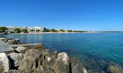 Grado Lagune Bucht Friaul-Julisch Venetien Italien Strand - Promenade