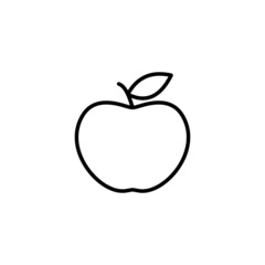 Apple icon. Apple sign and symbols for web design.