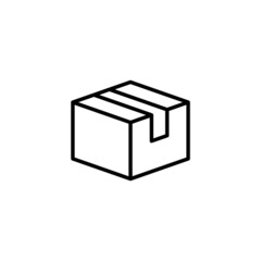 Box icon. box sign and symbol, parcel, package