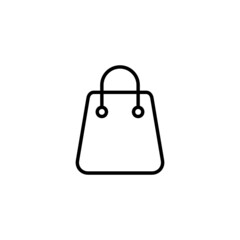 Shopping bag icon. shopping sign and symbol