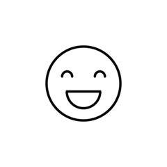 smile icon. smile emoticon icon. feedback sign and symbol