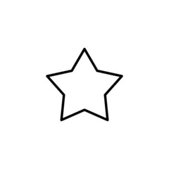 Star Icon. rating sign and symbol. favourite star icon