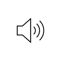 Speaker icon. volume sign and symbol. loudspeaker icon. sound symbol