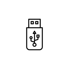 Usb icon. Flash disk sign and symbol. flash drive sign.