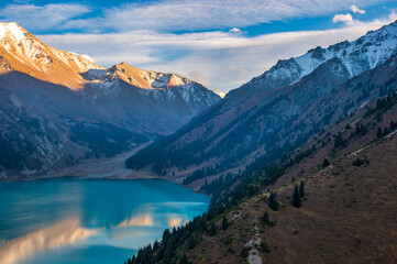 lake in the mountains