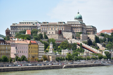 Fototapeta premium Royal palace building in Budapest city, Hungary