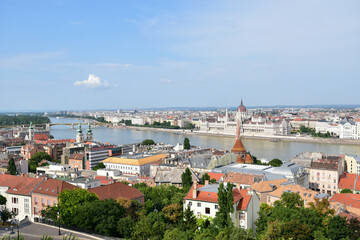 Naklejka na ściany i meble View of Budapest city, Hungary