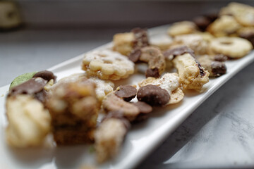 Plate with cookies