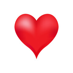 beautiful frame of red painted hearts, for Valentine's Day