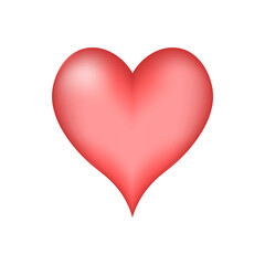 beautiful frame of red painted hearts, for Valentine's Day