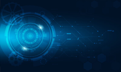 background hi-technology and vector abstract connecting network graphic.