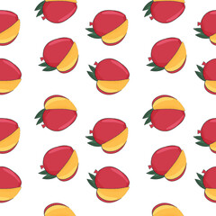 pattern mango tropical print