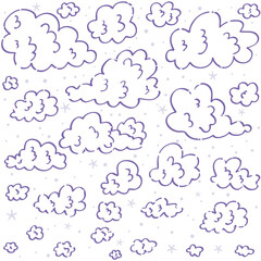 Obraz premium cloud background