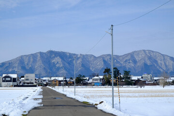 A straight road in winter, 2022/1/23 