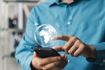 Digital transformation technology strategy,the transformation of ideas and the adoption of technology in business in the digital age, enhancing global business capabilities.